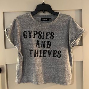 MinkPink Gypsies & Thieves Cropped Tee